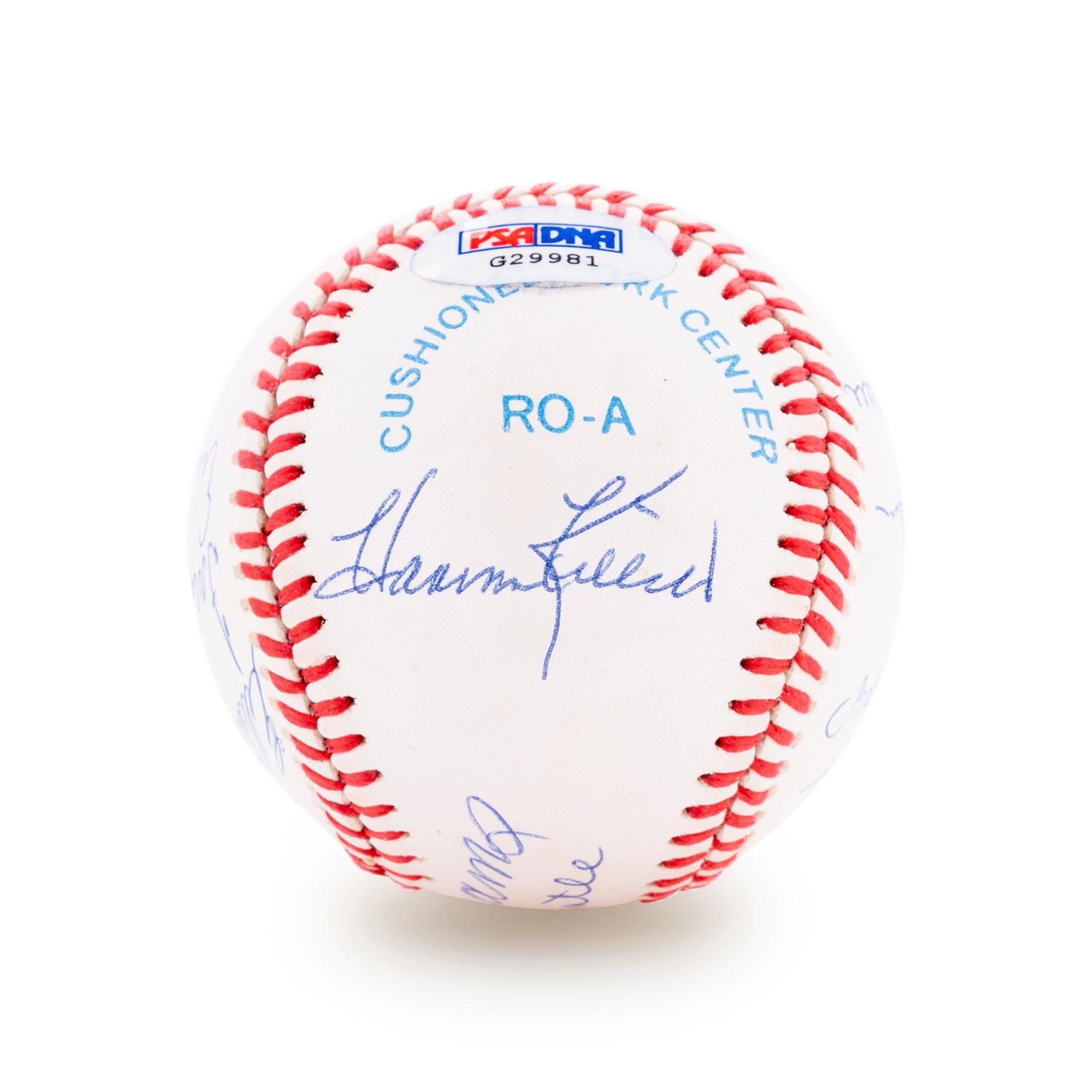 A 500 Home Run Club Signed Baseball Featuring 11 Autographs (PSA)