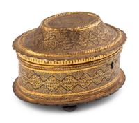 An Indian Koftgari Work Box