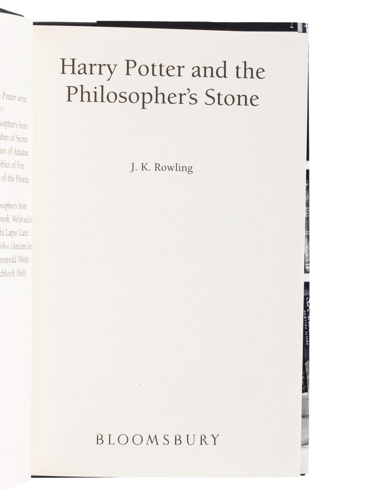 ROWLING, J.K. (b. 1965). [The Harry Potter Boxed Set] . London: Bloomsbury, 2005.