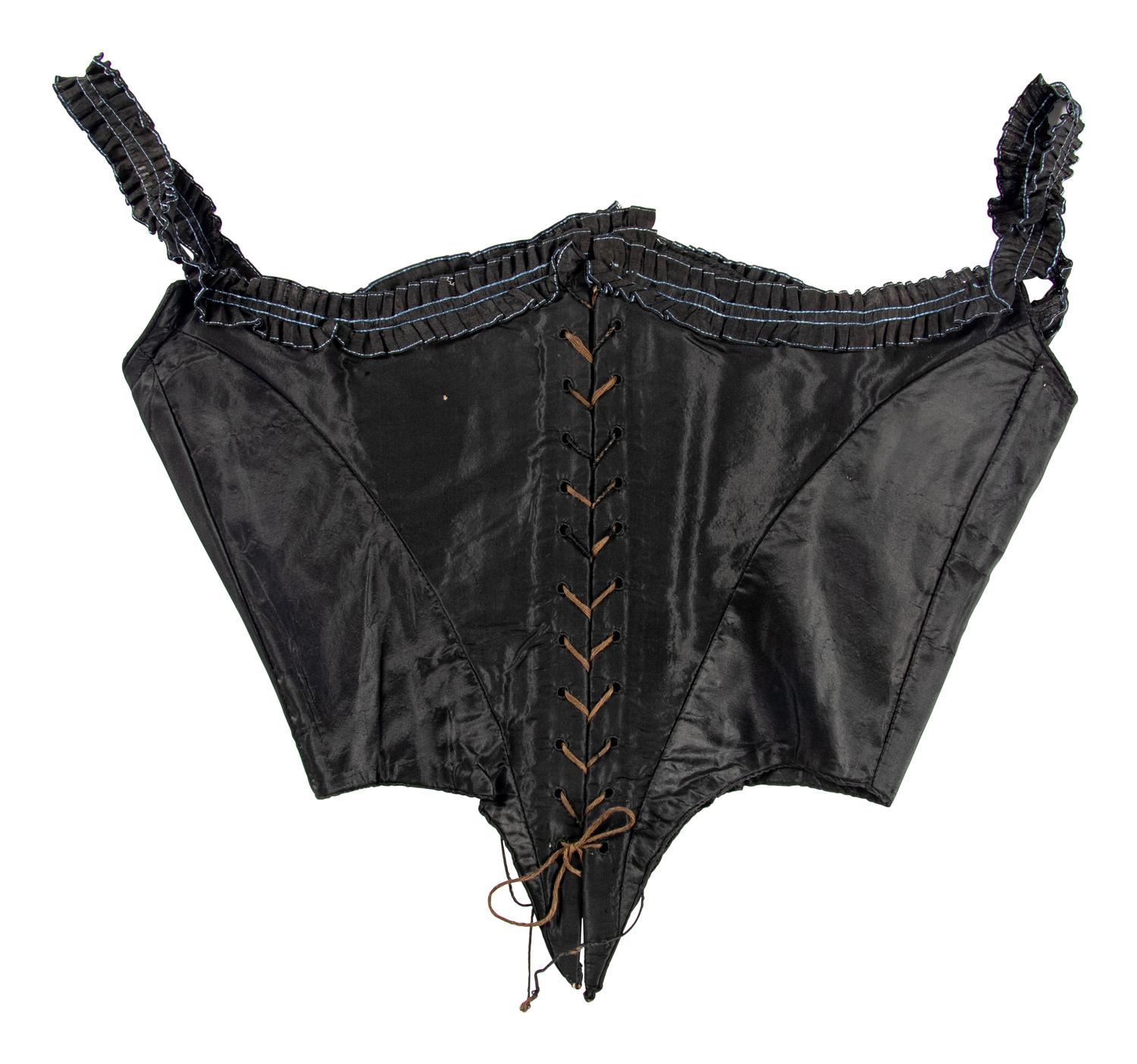 Four "Swiss Waist" Bodices and Corselets, 1860s