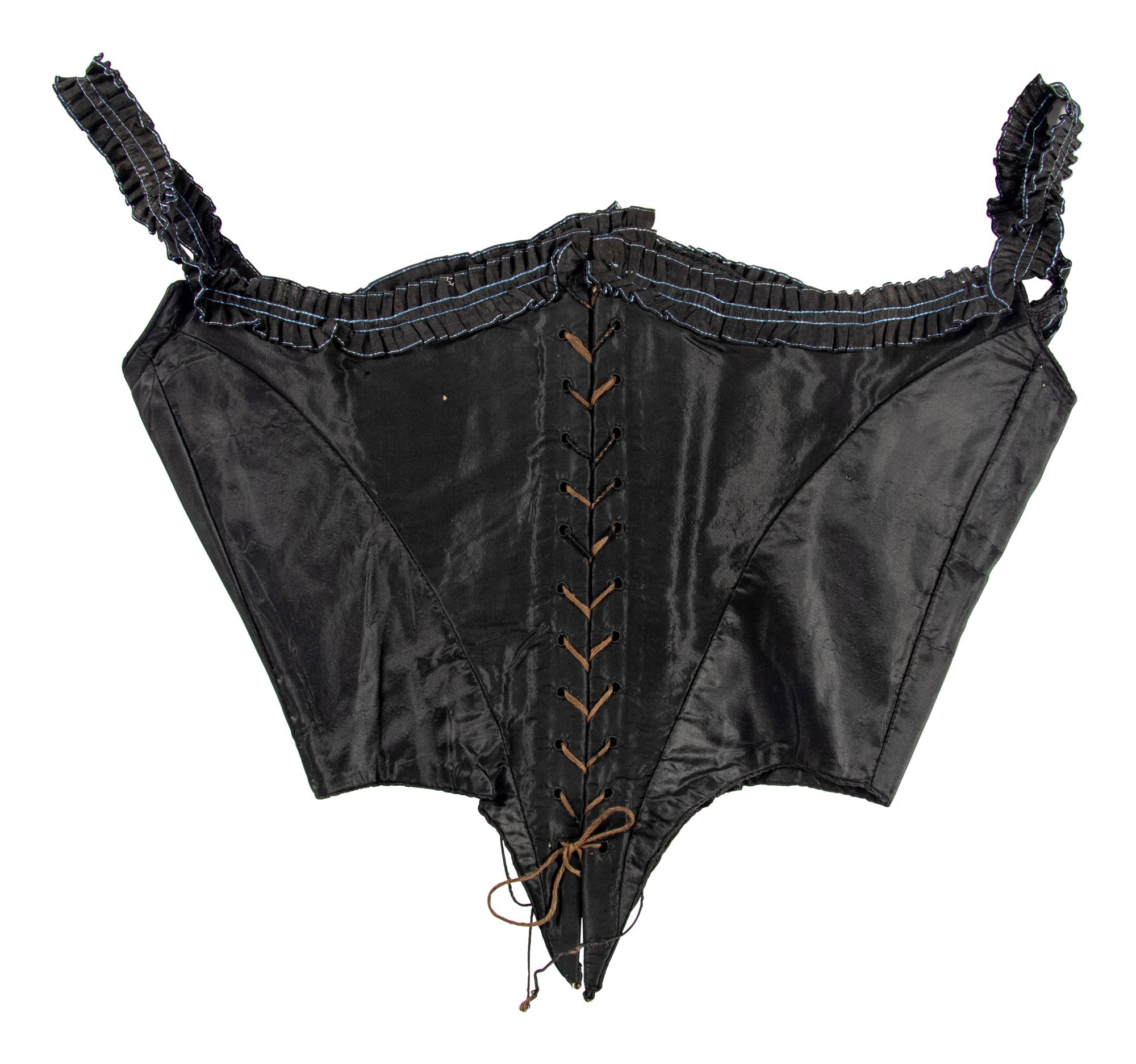Four "Swiss Waist" Bodices and Corselets, 1860s