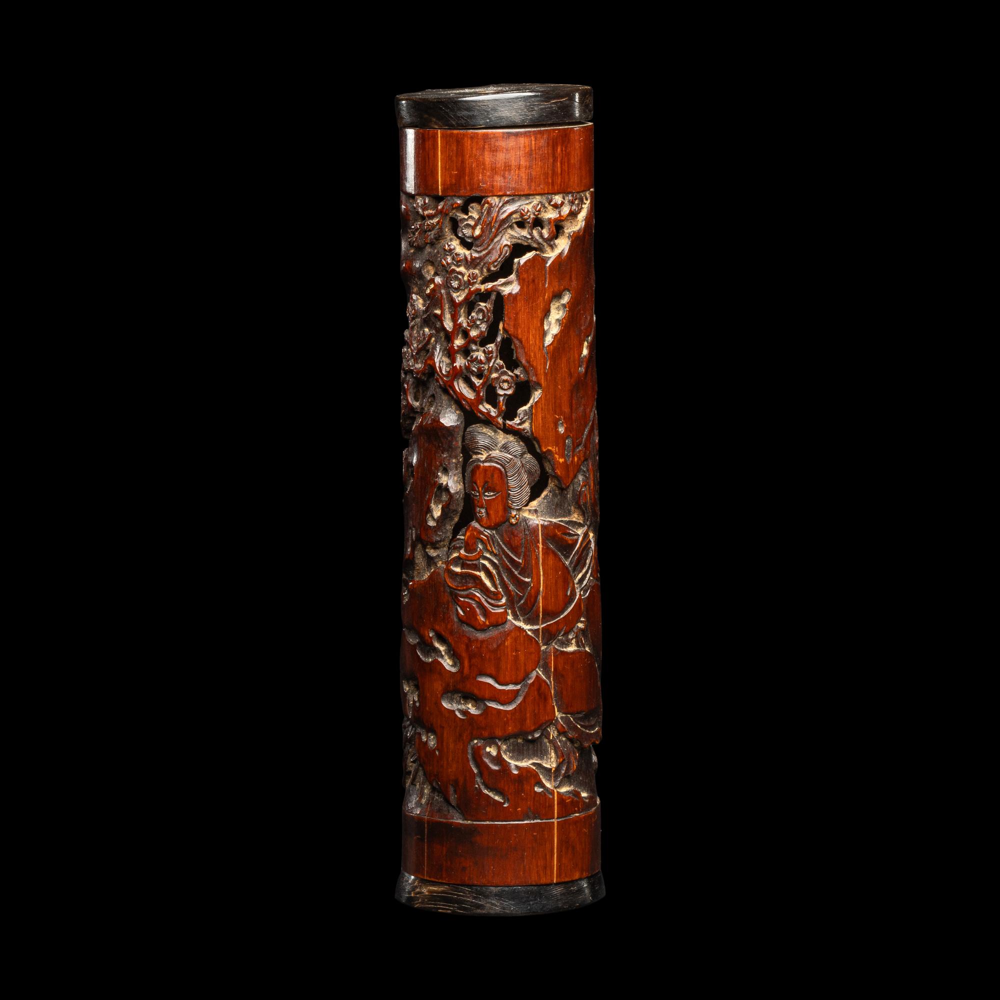 A Chinese Reticulated Bamboo Parfumier