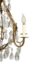 A Louis XV Style Gilt Bronze Six-Light Chandelier