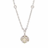 Diamond and White Gold Necklace