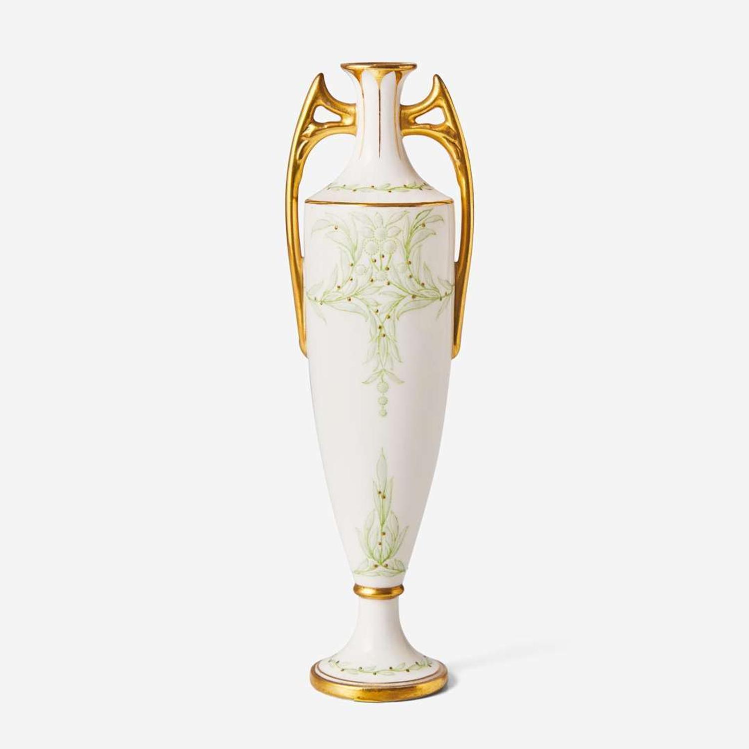 A Minton pate-sur-pate porcelain vase Albion Birks (active 1876-1937), England, circa 1911