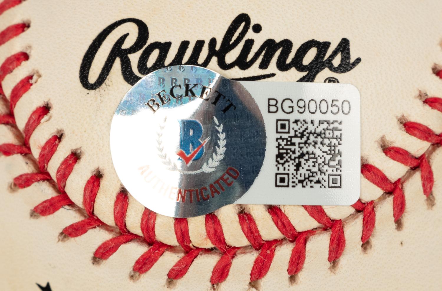 A Group of Chicago Cubs Hall of Fame Signed Autograph Baseballs (Beckett Authentication Services BAS Certified),