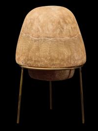 An Egyptian Alabaster Canopic Jar Lid
