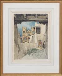 Luigi Kasimir, (American/Austrian, 1881-1962), Santa Fe, The Inn, La Fonda; El Capitain, California; Riders, Giant Redwoods and Wawona,