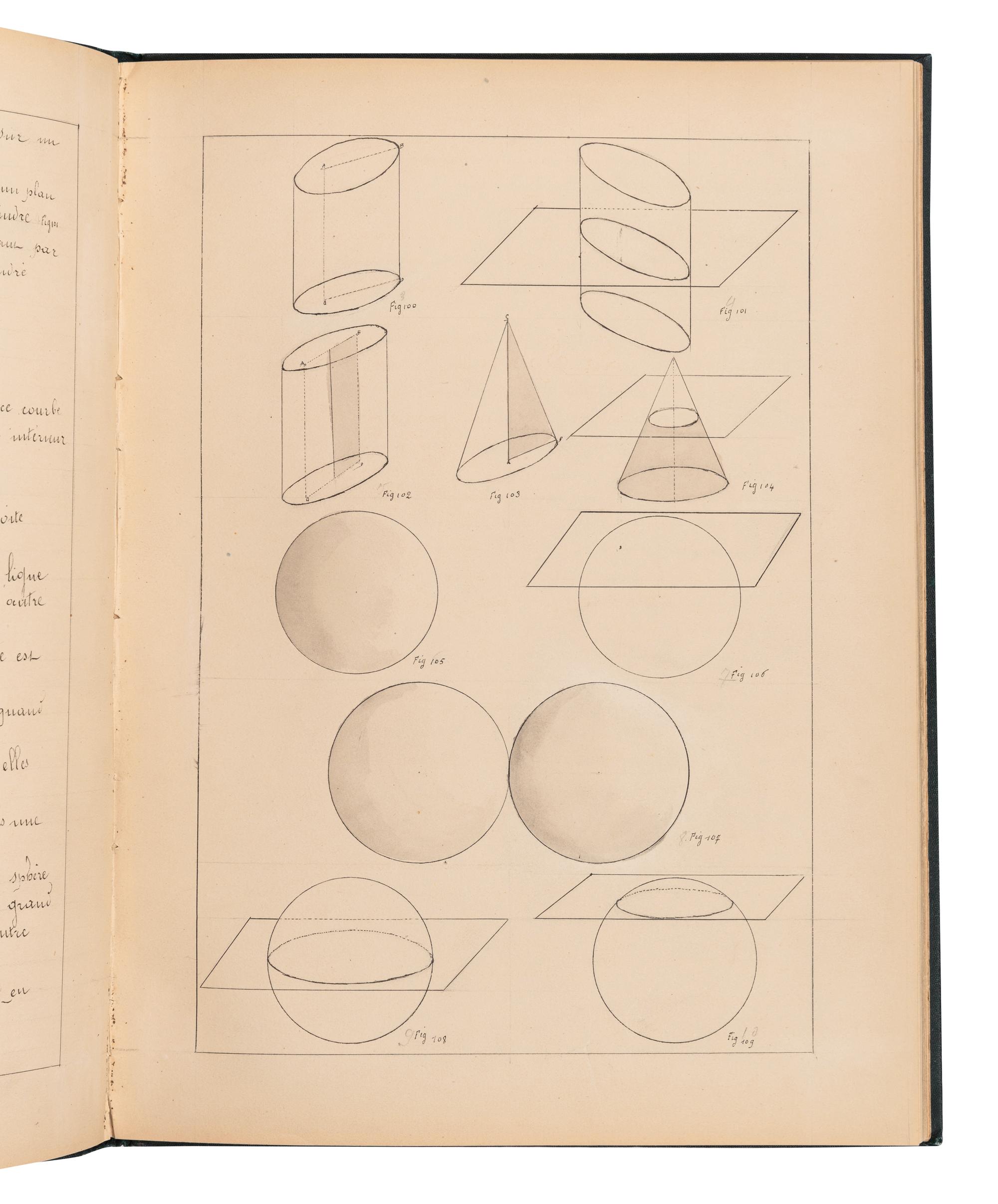 [MANUSCRIPT - MATHEMATICS]. “Géométrie.” Paris, 1901-1902.