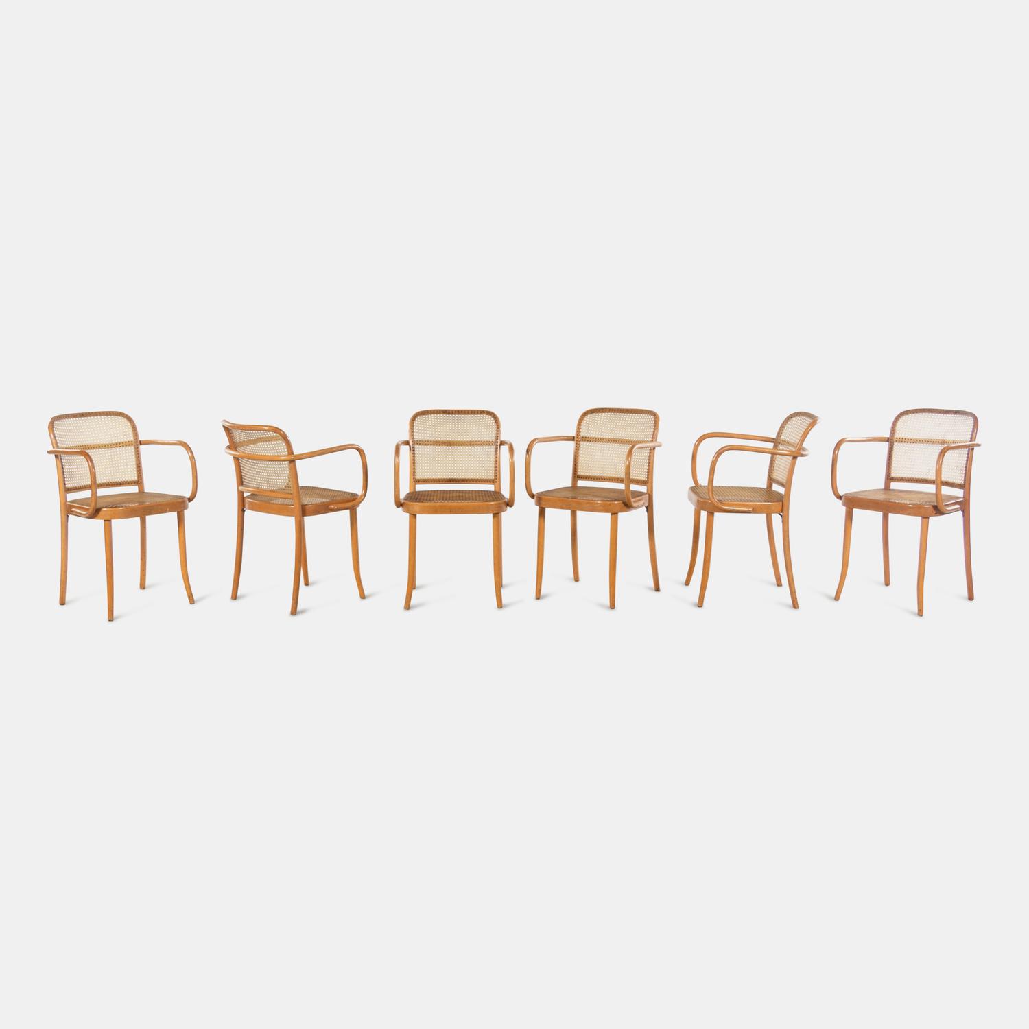 Set of Six Dining Chairs Stendig, Czech