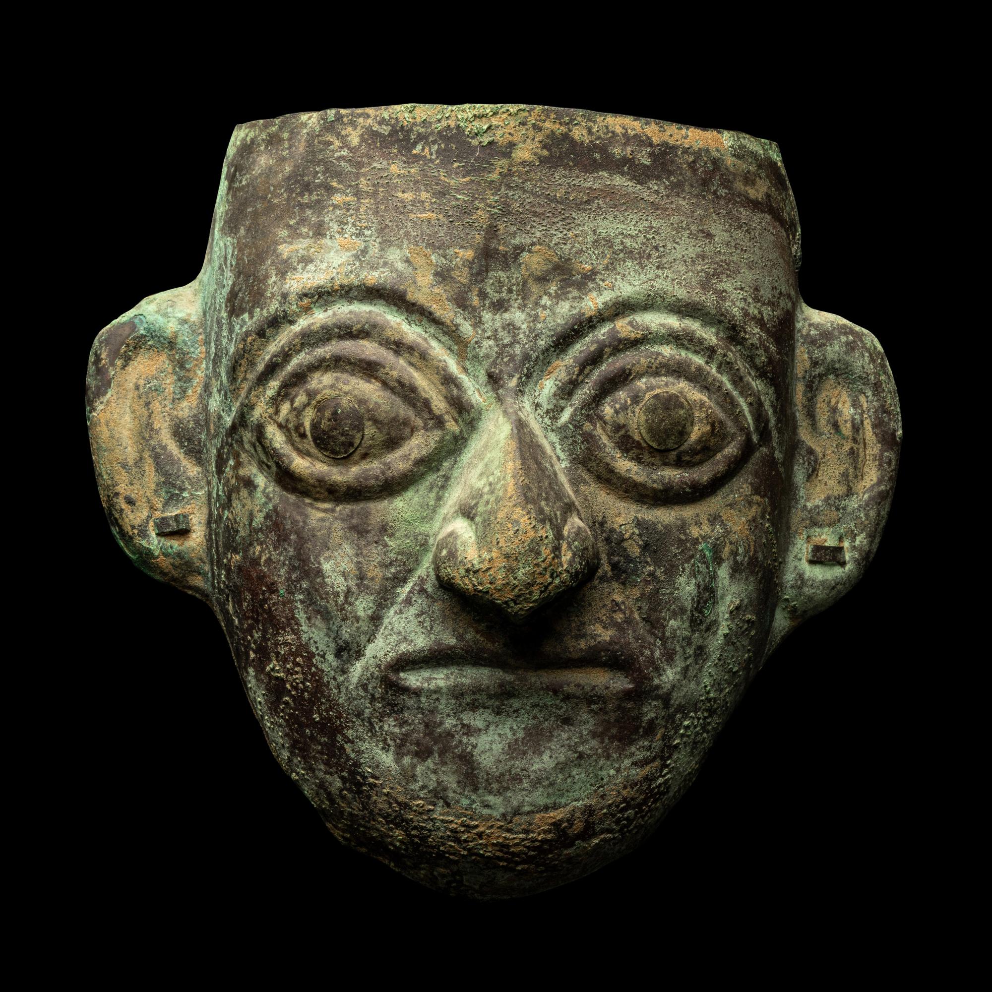 A Moche Copper Mask