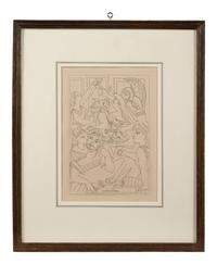 Le festin (The Banquet) from Lysistrata (with colophon)