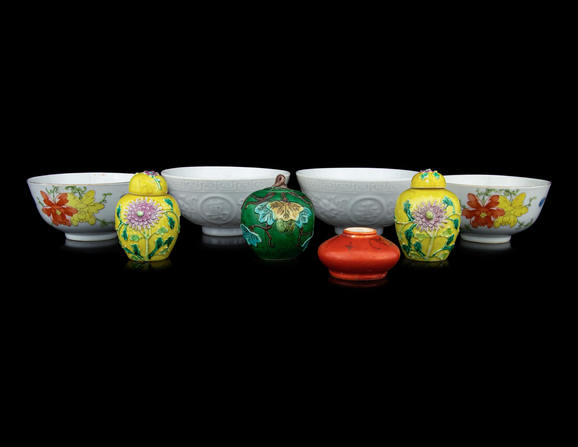 Eight Chinese Porcelain Wares