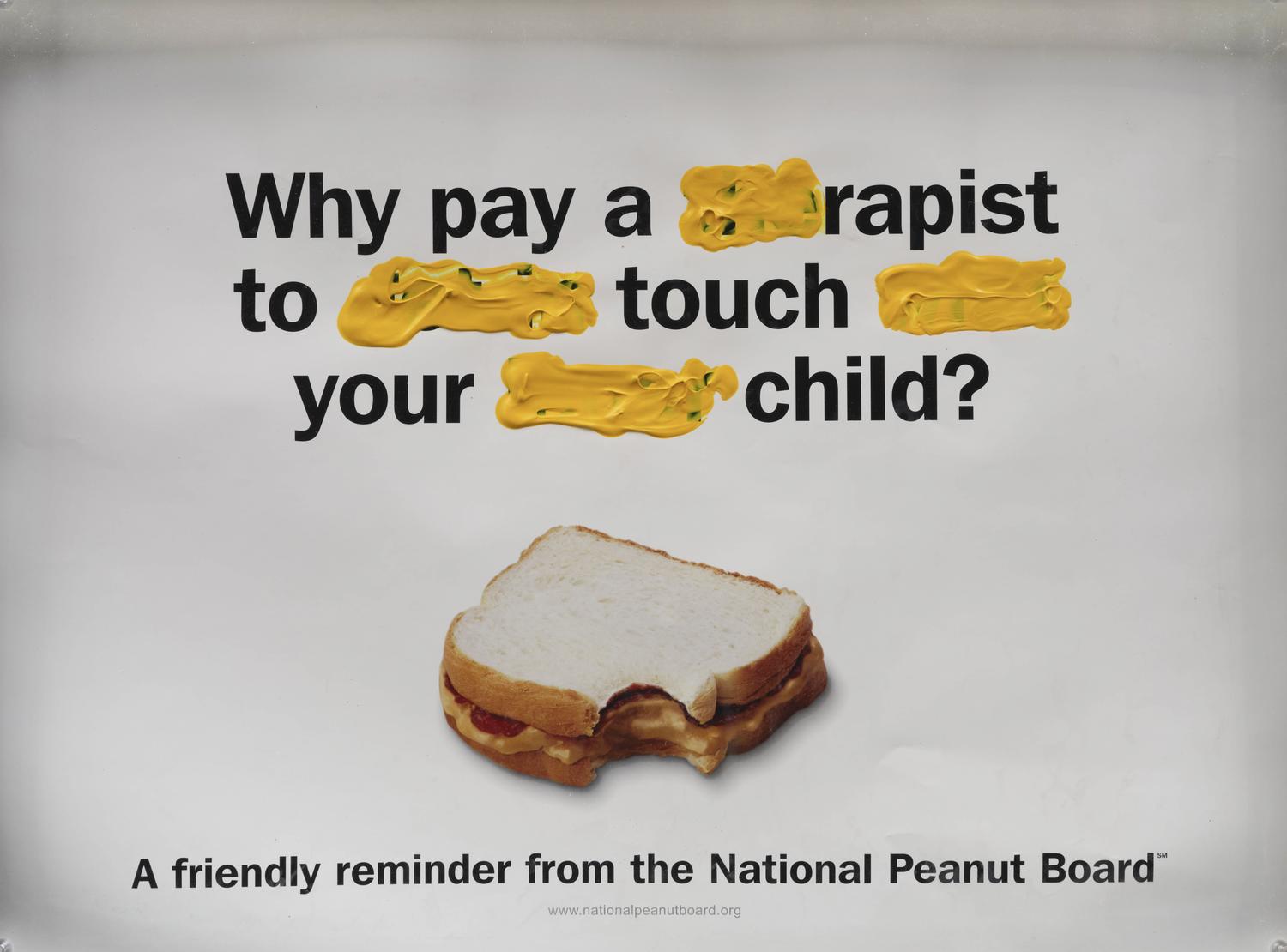 Justin Lieberman (American, b. 1977) — National Peanut Board (Yellow) , 2006