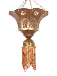 A Group of Three Syrian Brass Lanterns