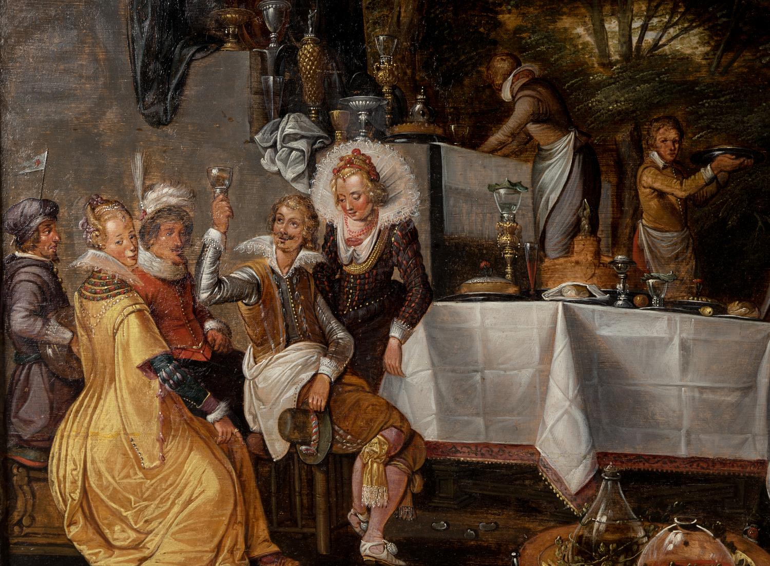 A Merry Company in a Garden