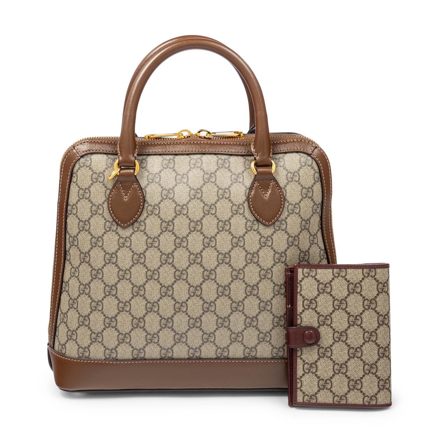 GUCCI, "BOUTIQUE" 1955 HORSEBIT BAG & PASSPORT HOLDER