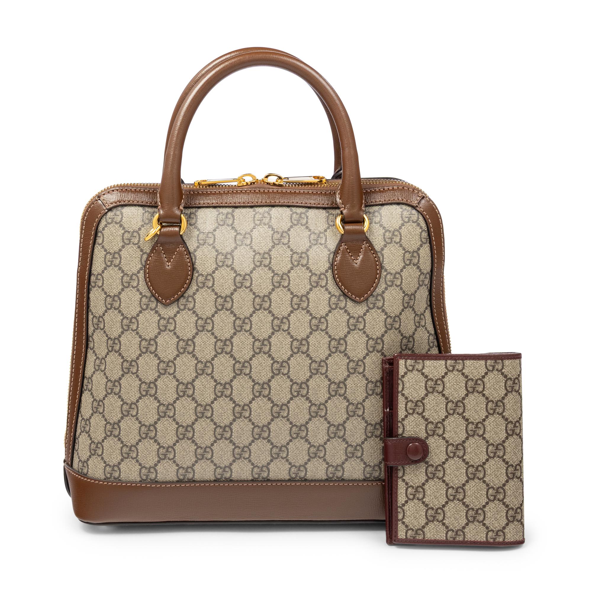 GUCCI, "BOUTIQUE" 1955 HORSEBIT BAG & PASSPORT HOLDER
