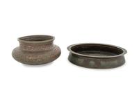 Two Mixed Metal Bowls