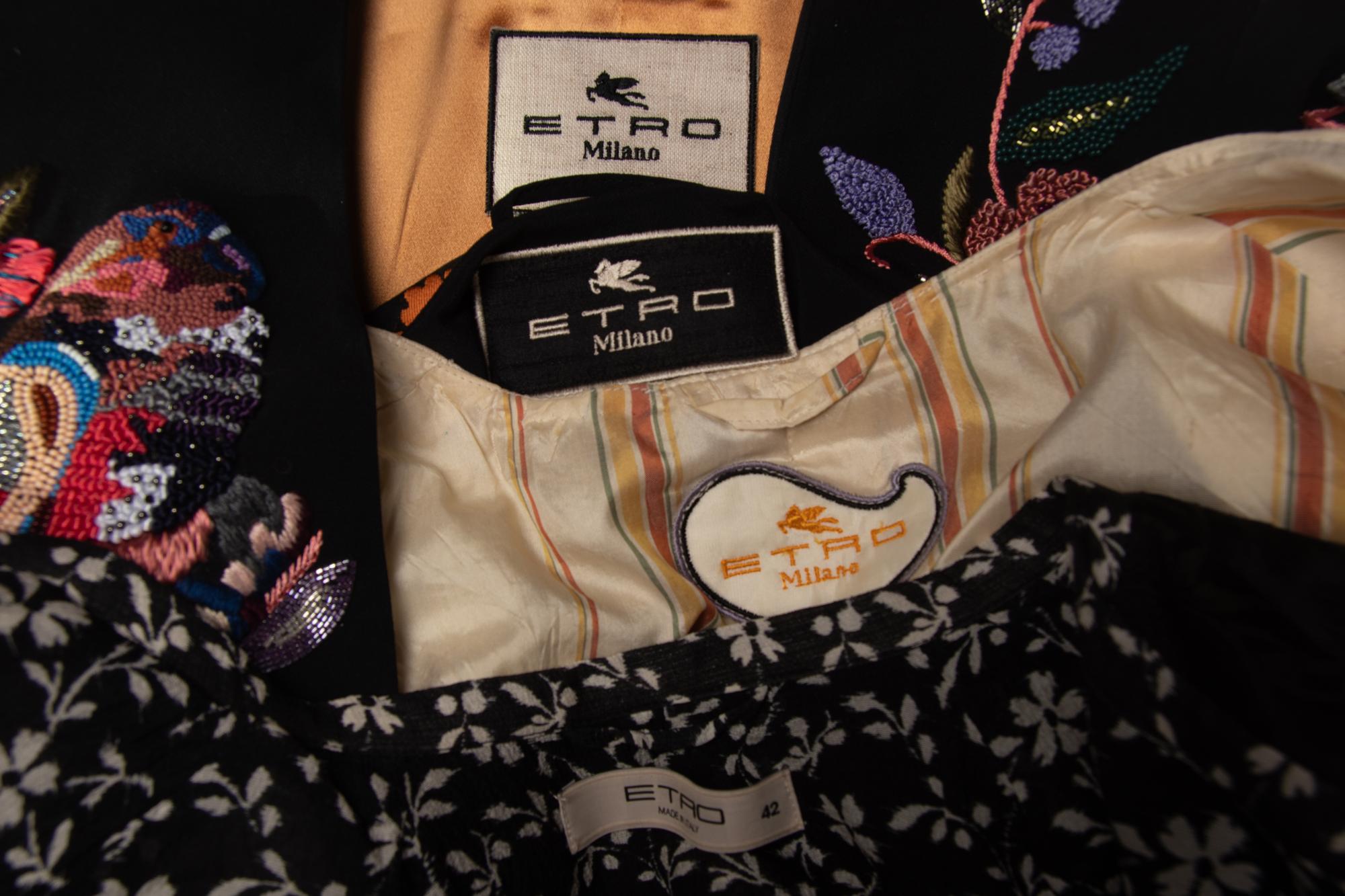 A Group of Four Etro Jackets