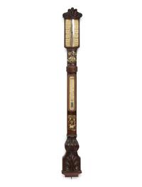 An English Mahogany Stick Barometer