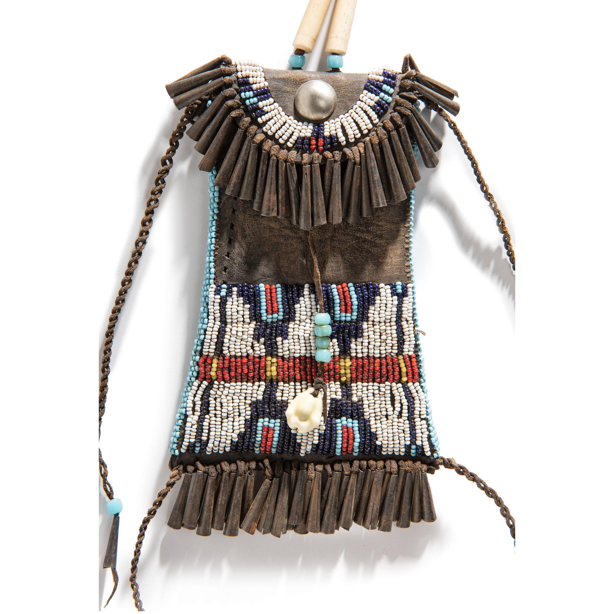 Southern Plains Beaded Hide Strike-a-Light Case
