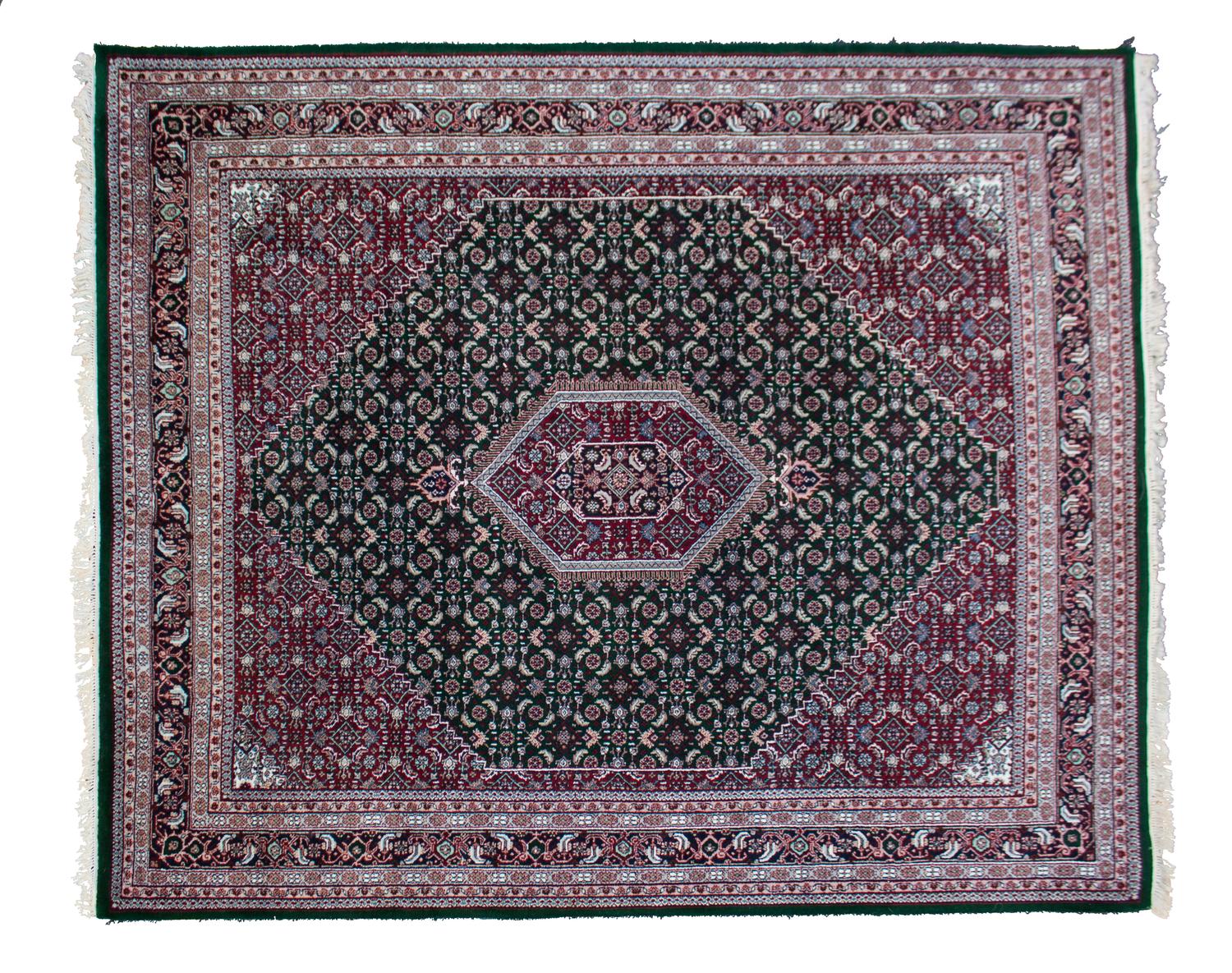 An Indo-Bidjar Wool Rug 9 feet 8 inches x 8 feet 2 inches. — 20TH CENTURY