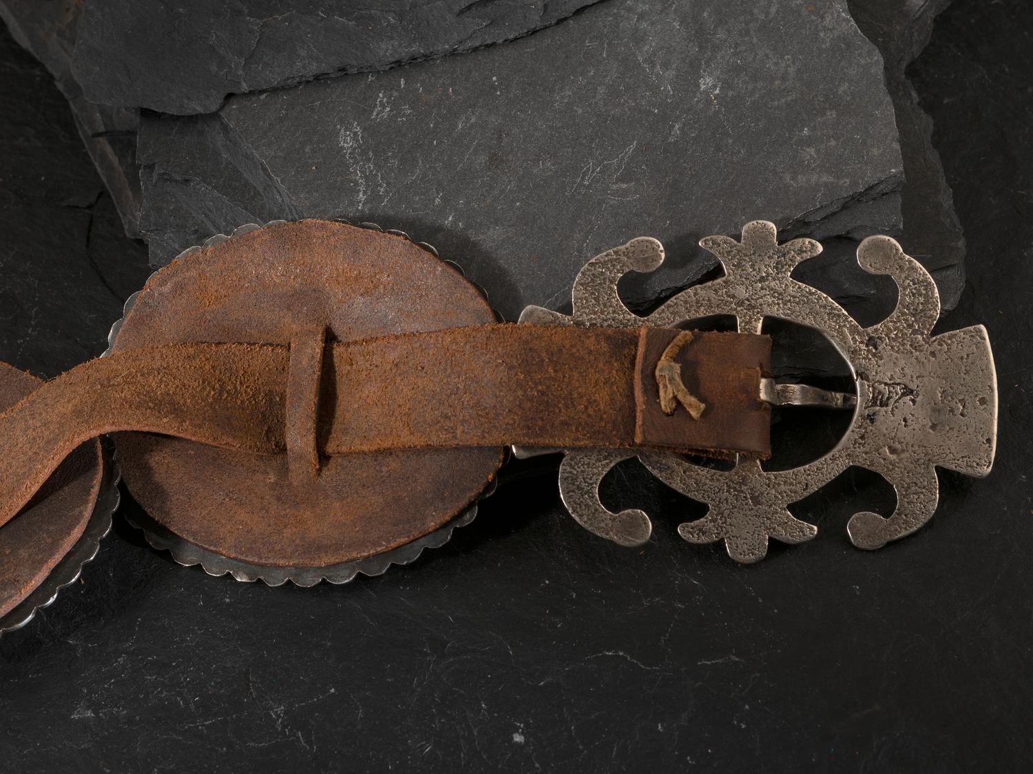 Navajo Silver Second Phase Concha Belt