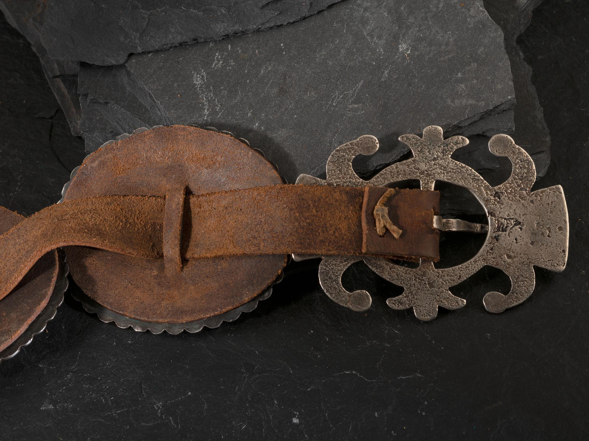 Navajo Silver Second Phase Concha Belt