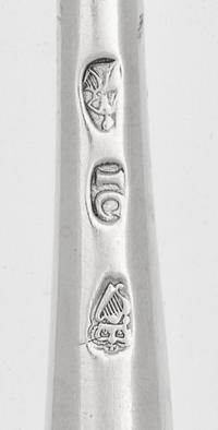 An Irish George III Silver Marrow Scoop