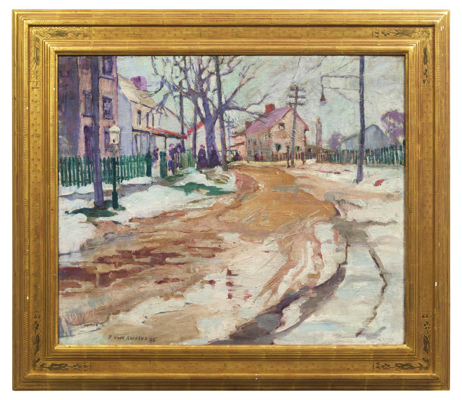 Village in Winter , 1925