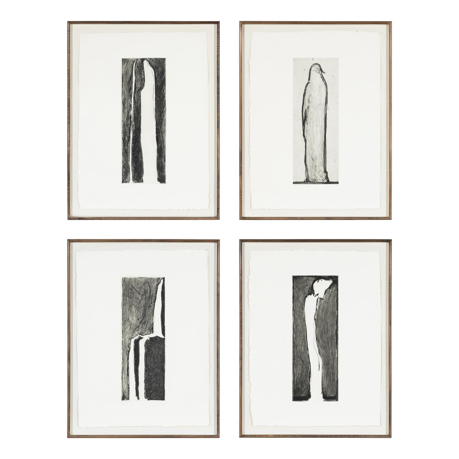 Bryan Hunt (American, b. 1947) — Ghosts, 1979 (portfolio of 4)