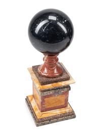 A Pair of Grand Tour Style Vari-Color Marble Ornaments