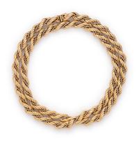 BICOLOR GOLD NECKLACE