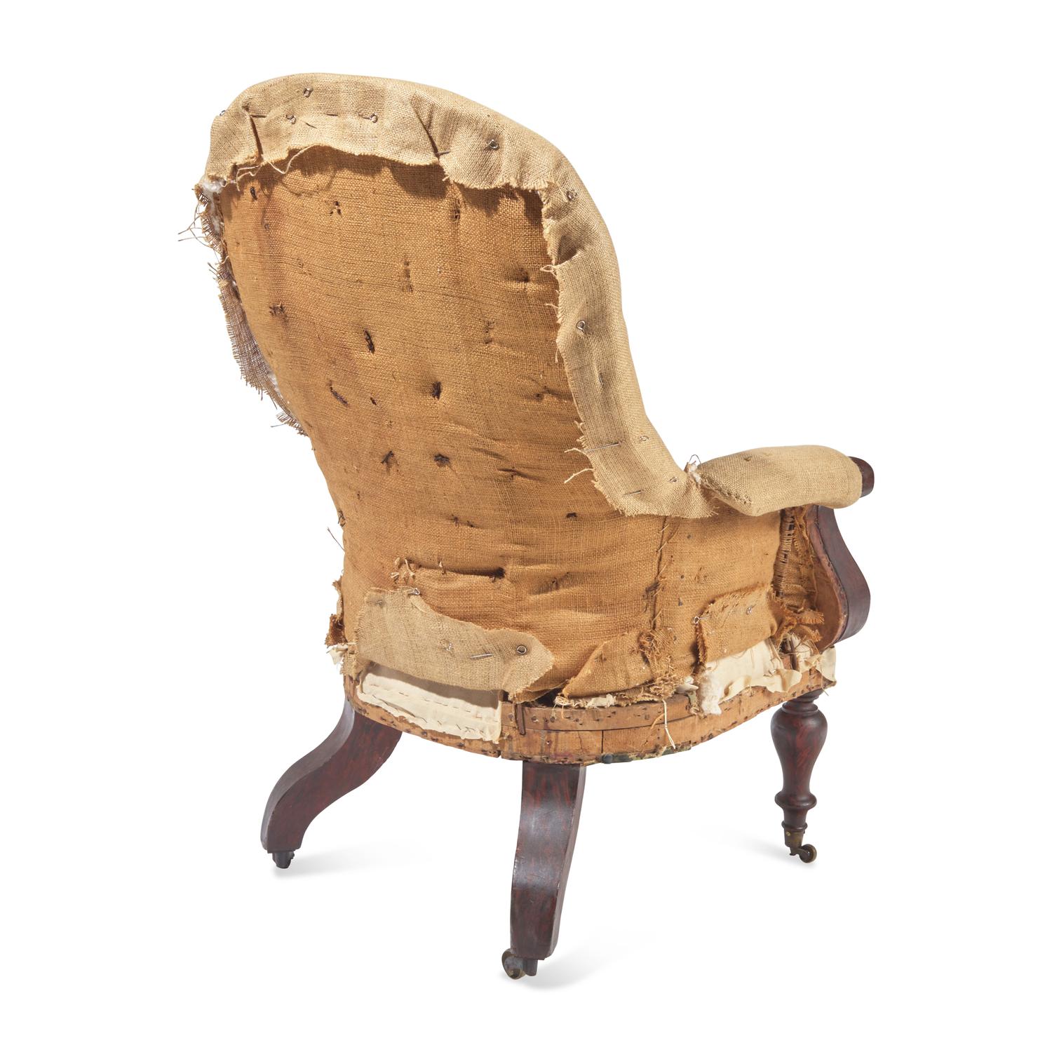 A Classical Carved Rosewood Armchair