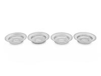 A Set of Four English Silver Ash Receivers
