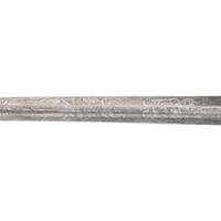 Germanic Chevaulegers Style Saber with Scabbard Inscribed to 1st Lt. O.P. Furgason 27th Indiana Infantry