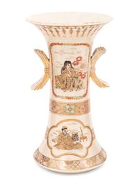 Three Japanese Satsuma Vases