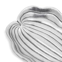 A Buccellati Silver Leaf Form Dish
