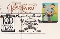 A Collection of 24 Legends of Baseball First Day of Issue Perez Steele Postcards,