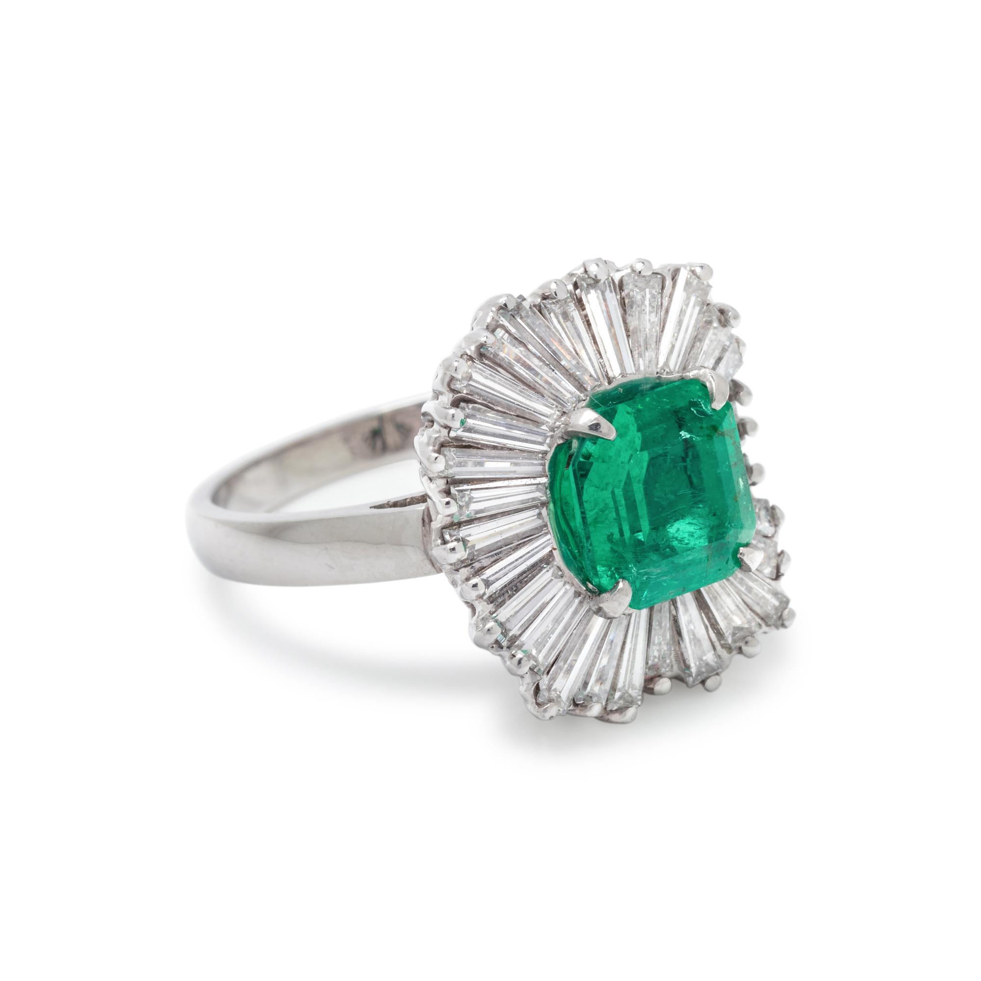 EMERALD AND DIAMOND CONVERTIBLE RING/PENDANT