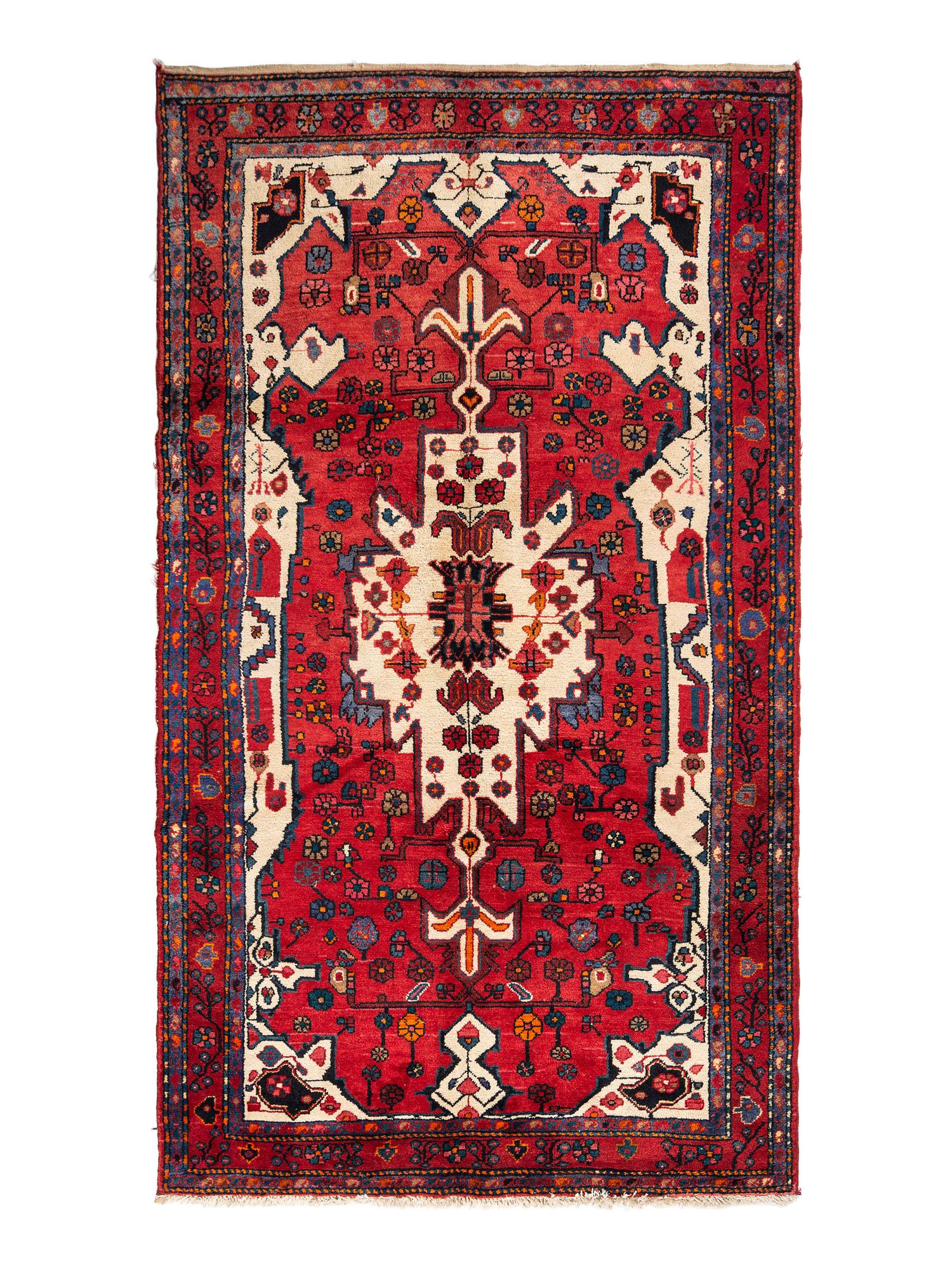 A Hamadan Wool Rug