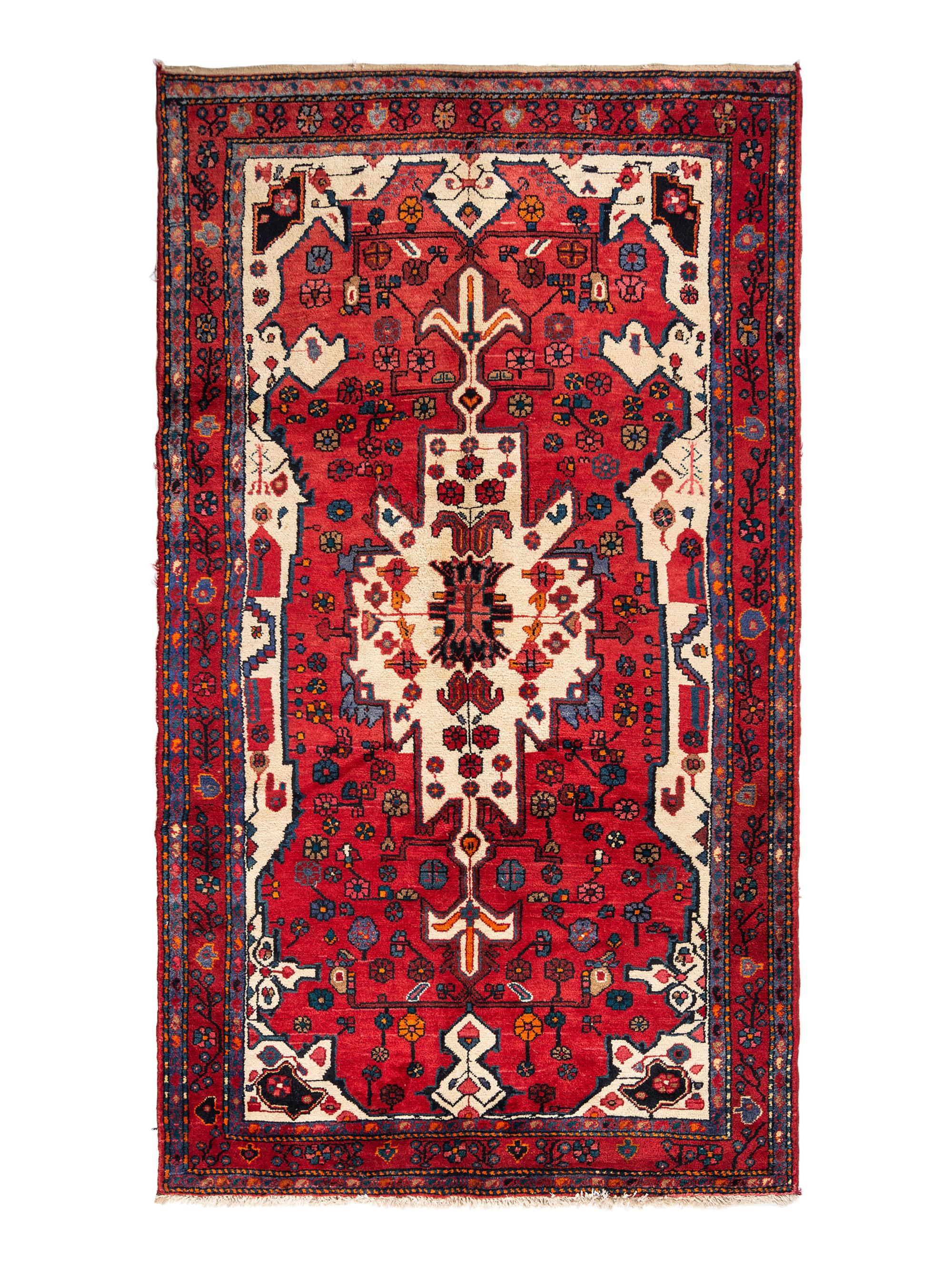 A Hamadan Wool Rug