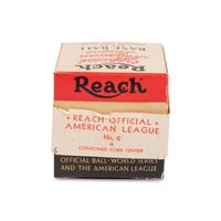 An Original, Unused 1940s Reach Official American League Baseball in Sealed Box