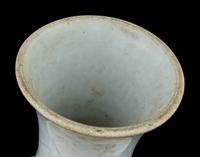 An Incised Pale Celadon Glazed Porcelain 'Dragon' Vase