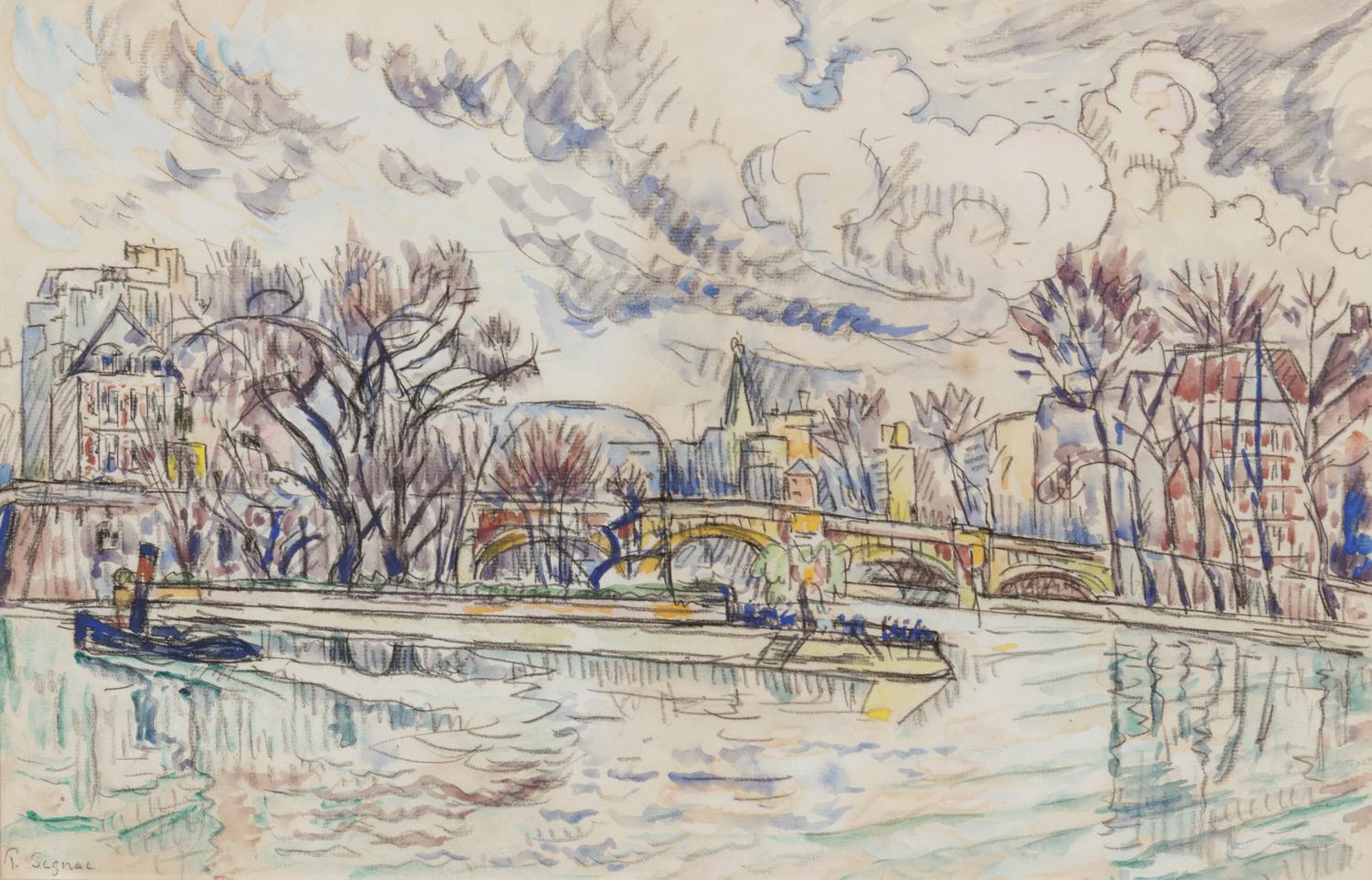 Le Seine au Pont-Neuf , c. 1925
