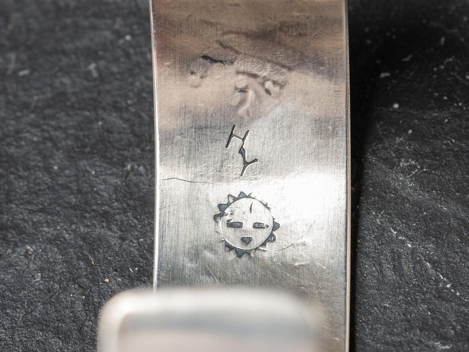 Hopi Silver Overlay Cuff Bracelets