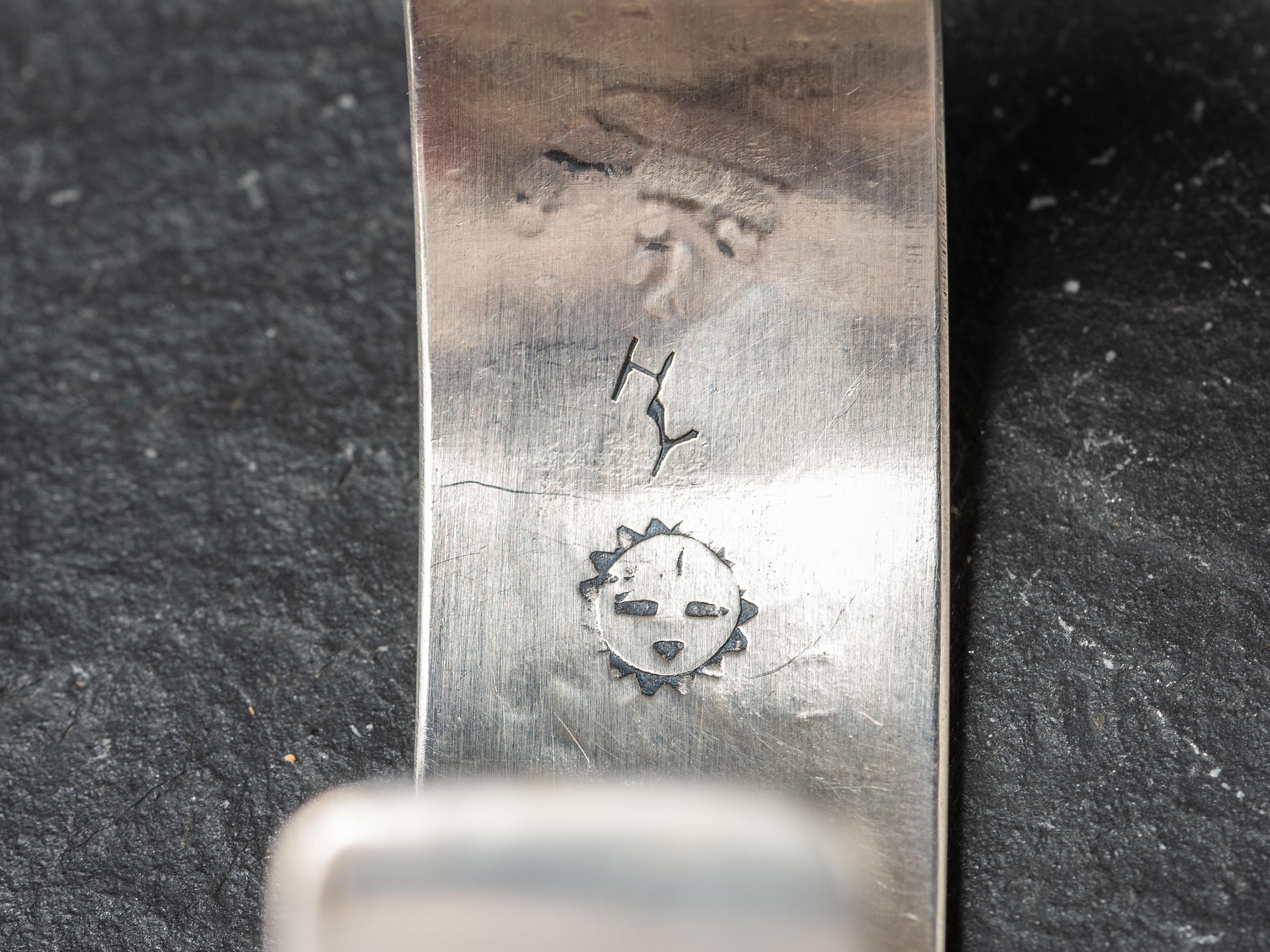 Hopi Silver Overlay Cuff Bracelets