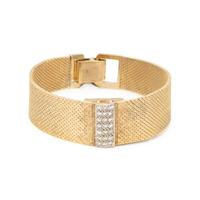 HAMILTON, YELLOW GOLD AND DIAMOND HIDDEN DIAL WATCH