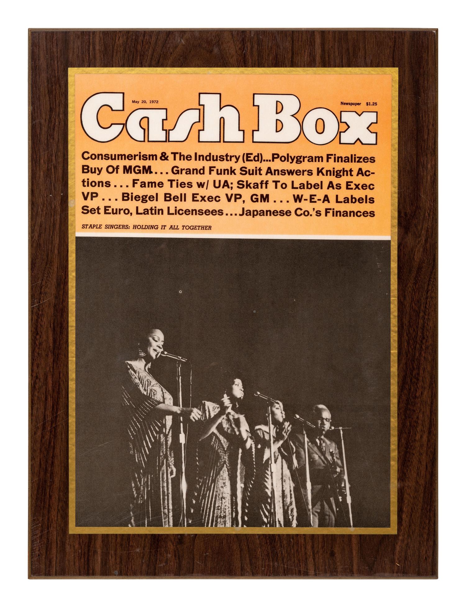 A Cash Box 1972 Commemorative Magazine Cover